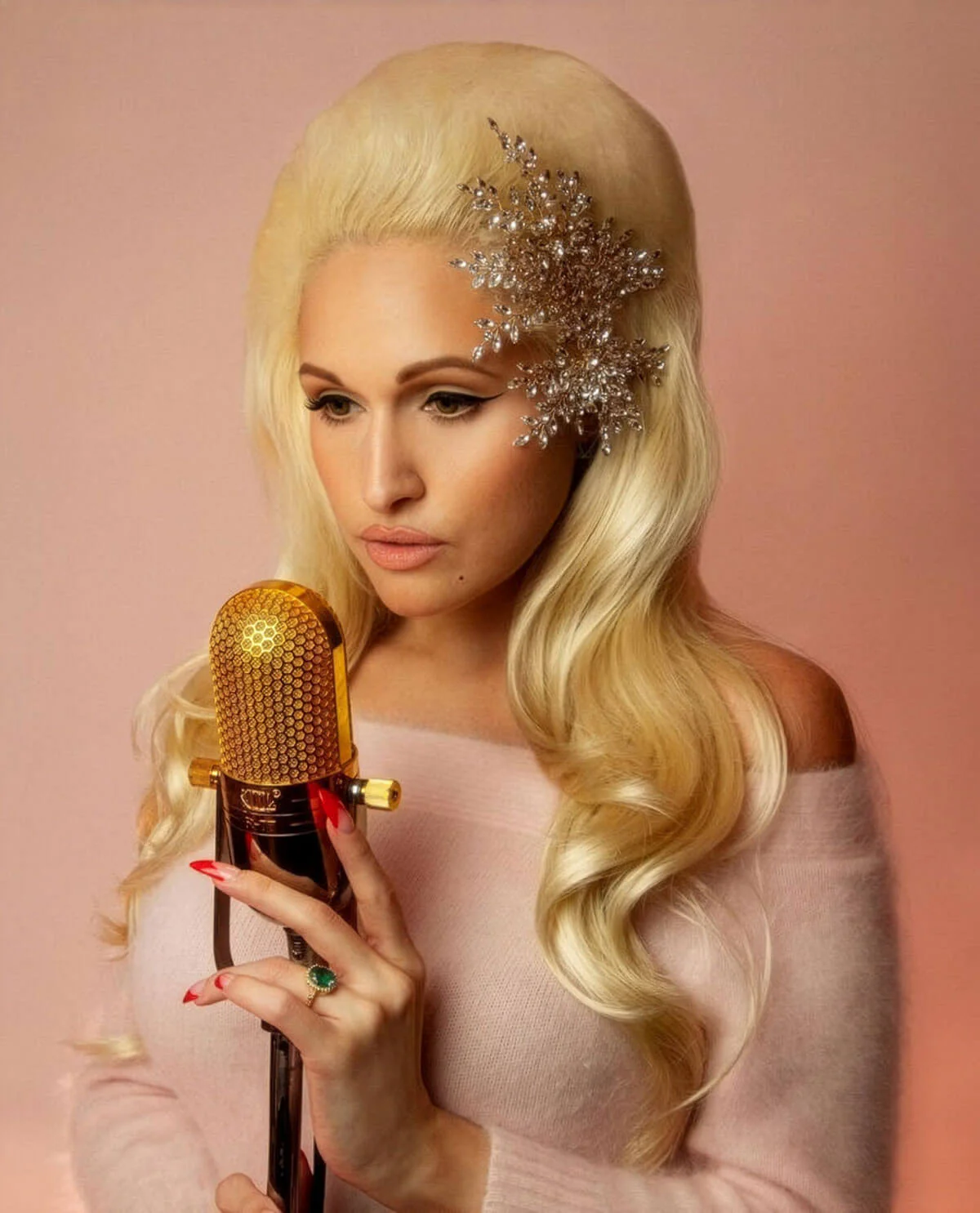 Bardot – 1960s Extra Volume Beehive Half Wig - Image 85