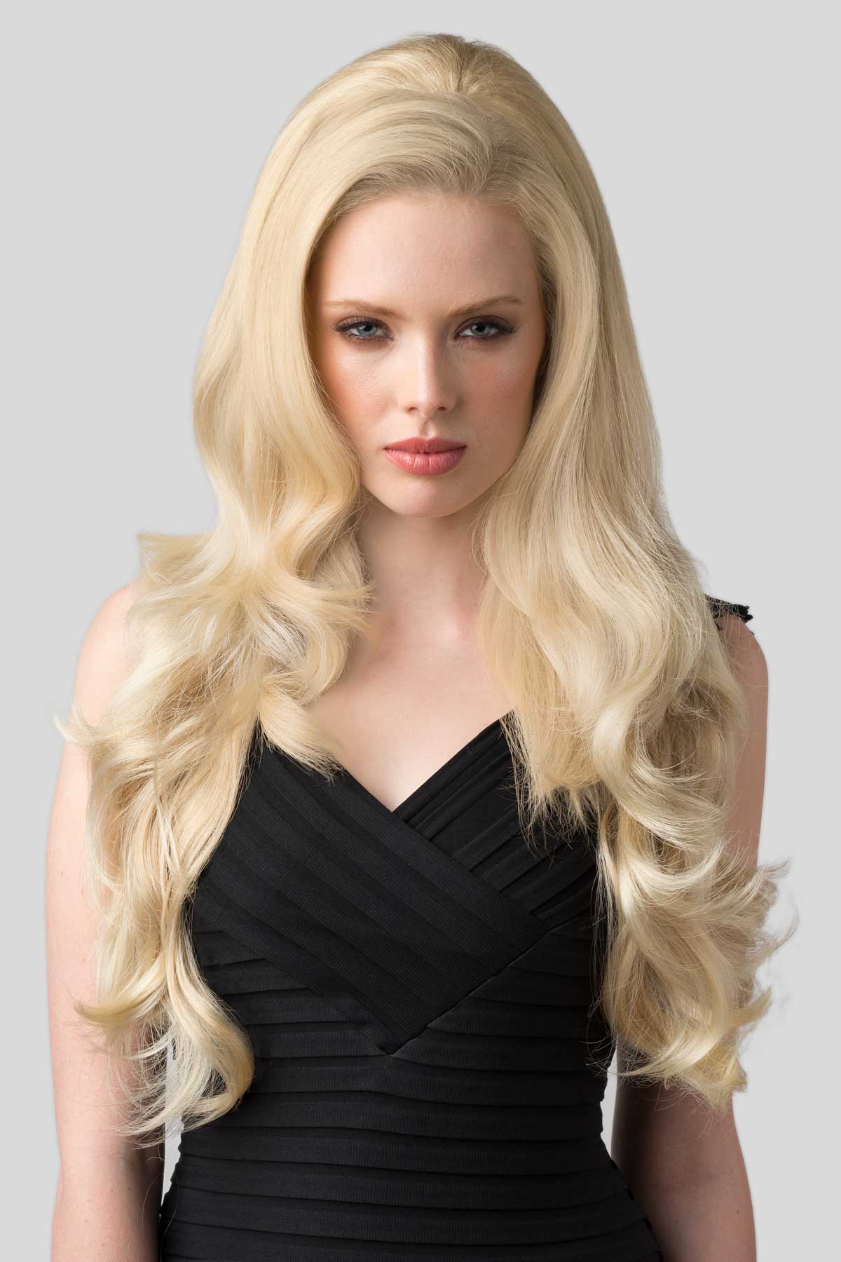 Corrine - Bouncy Blowout style with Volume Booster Half Wig - Image 25