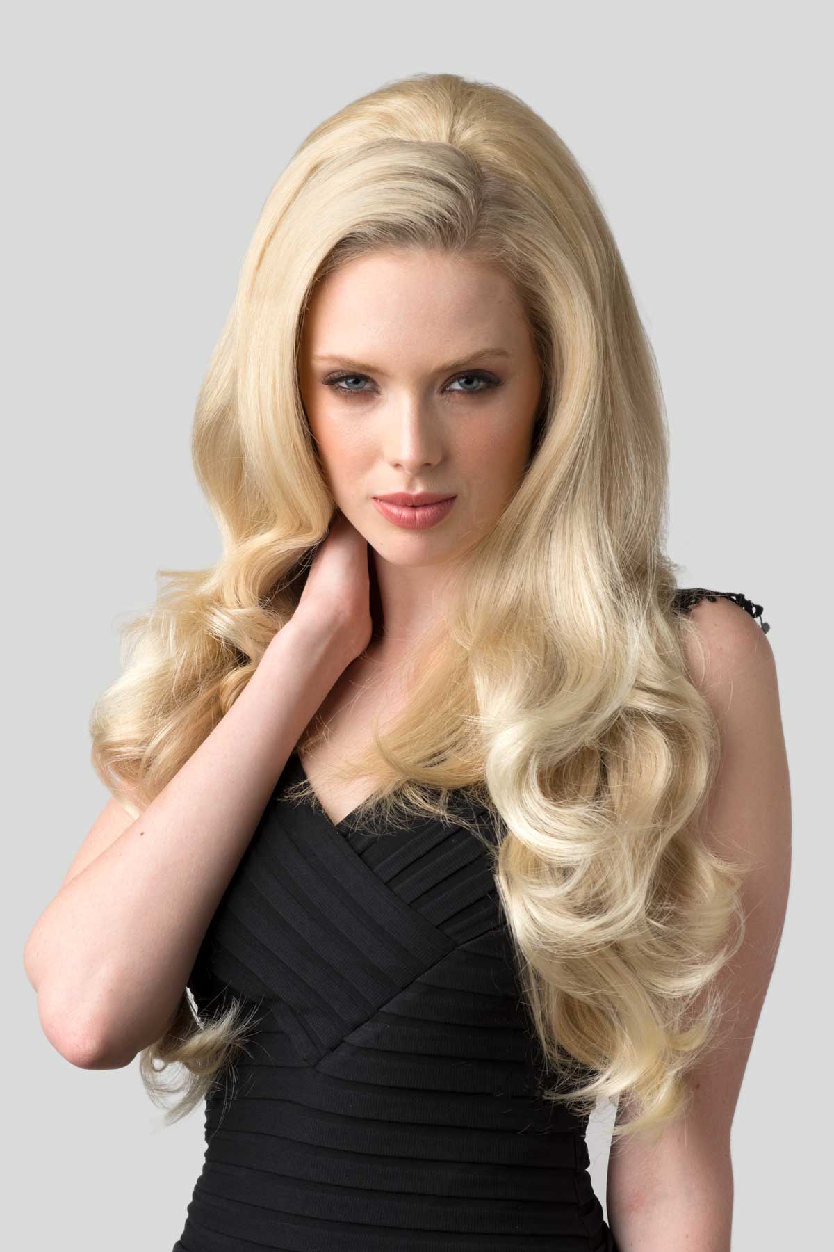Corrine - Bouncy Blowout style with Volume Booster Half Wig - Image 3