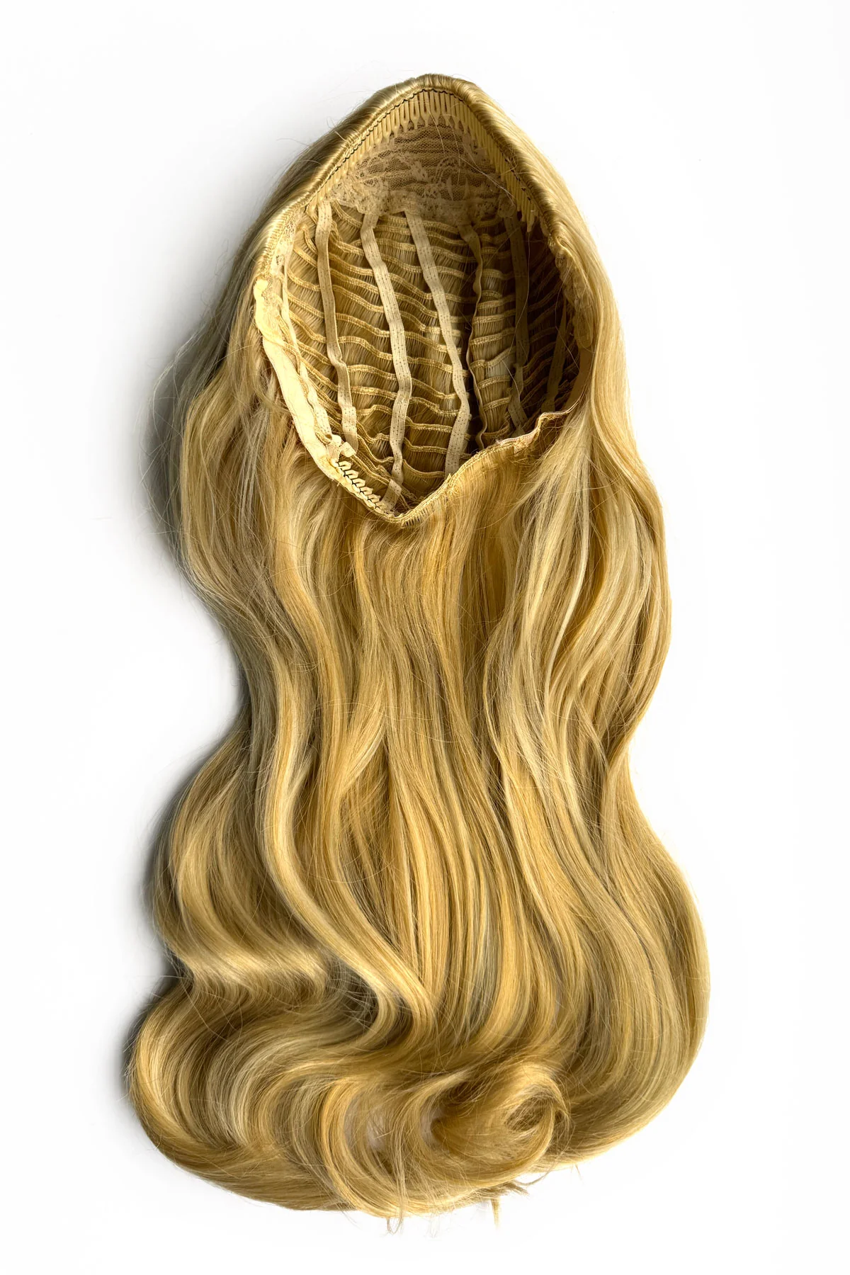 Heat styleable half wig hairpiece, long wavy, Flexihair: Antoinette - Image 19