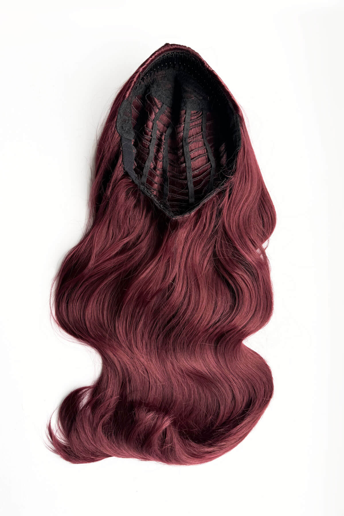 Heat styleable half wig hairpiece, long wavy, Flexihair: Antoinette - Image 34