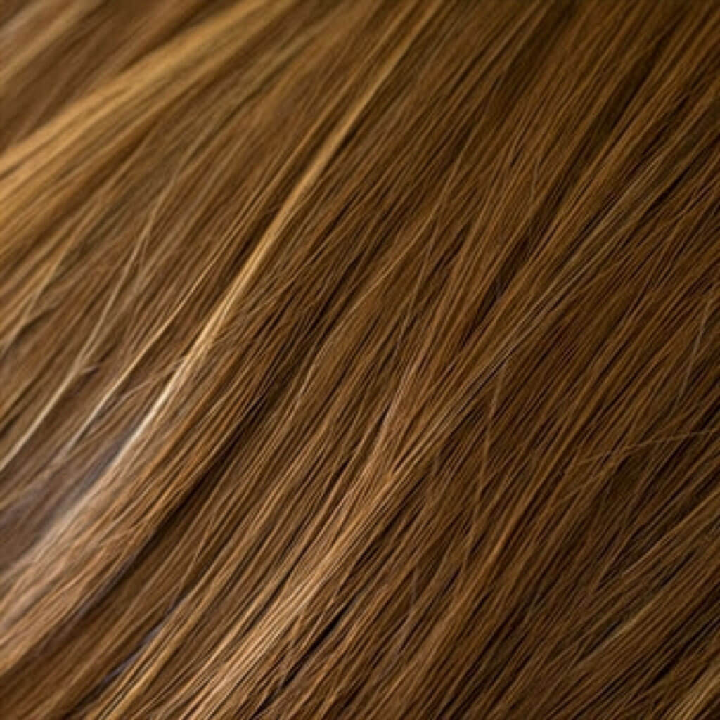 Brown half wig hairpiece, two-tone brown, long and wavy: Annie - Image 4
