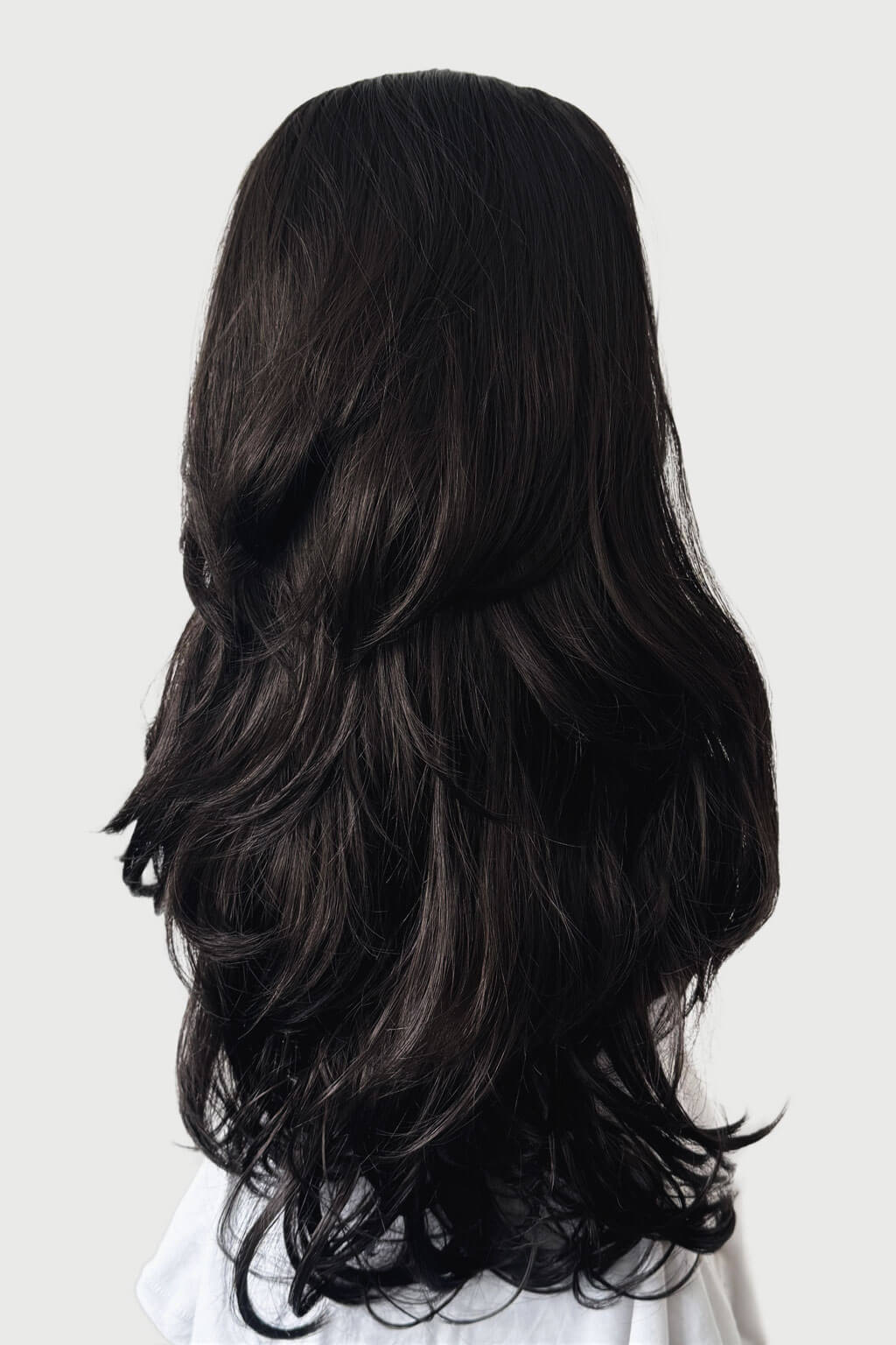Helena - Bouffant Long Layered Tousled Half Wig - Image 13