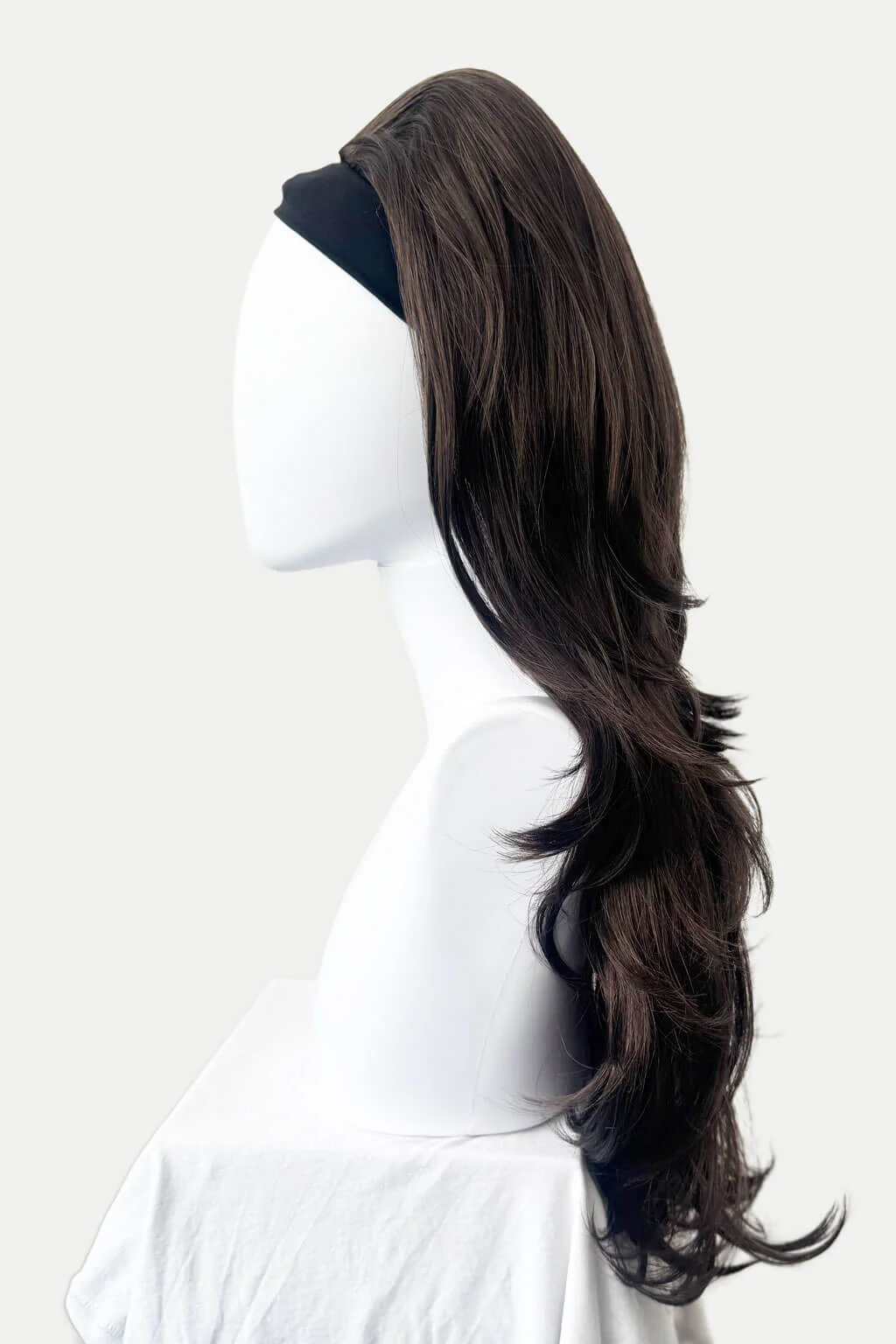 Helena - Bouffant Long Layered Tousled Half Wig - Image 20