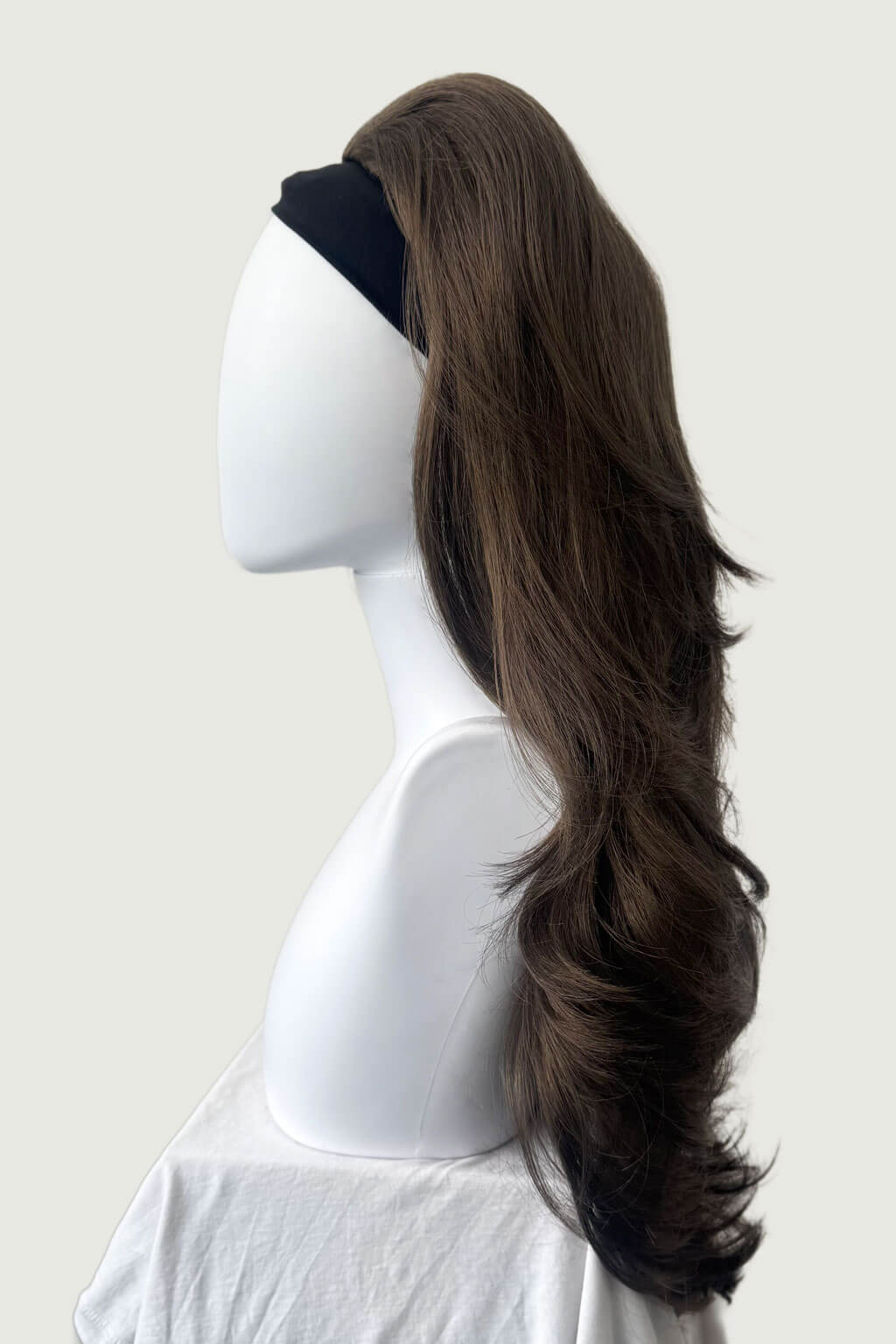 Helena - Bouffant Long Layered Tousled Half Wig - Image 24