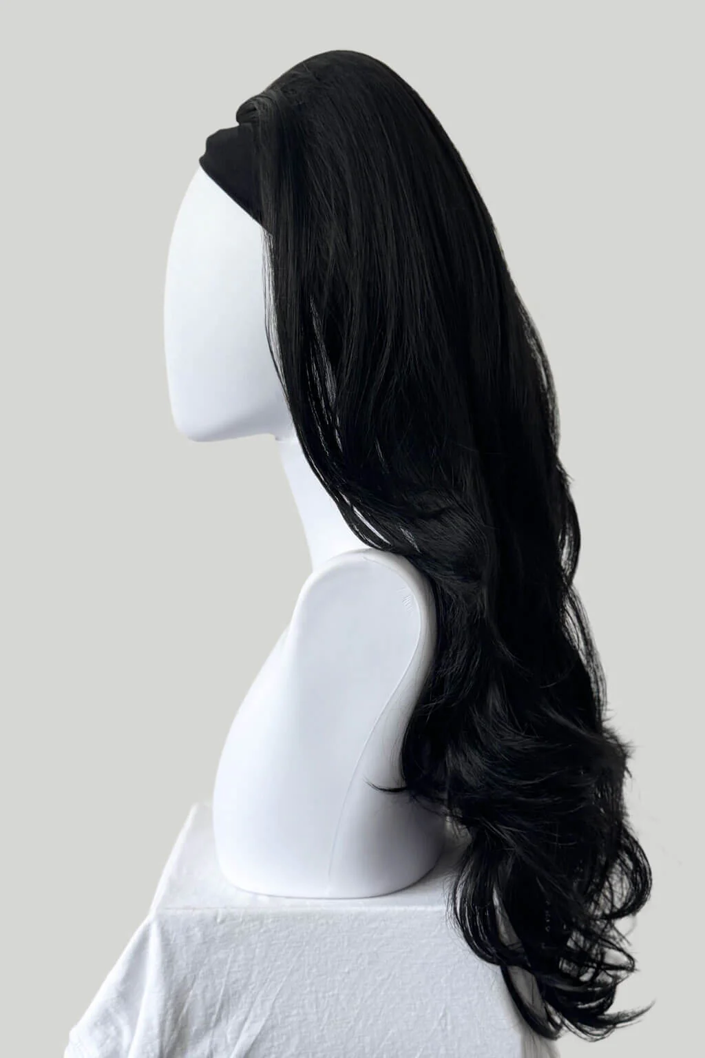 Helena - Bouffant Long Layered Tousled Half Wig - Image 6