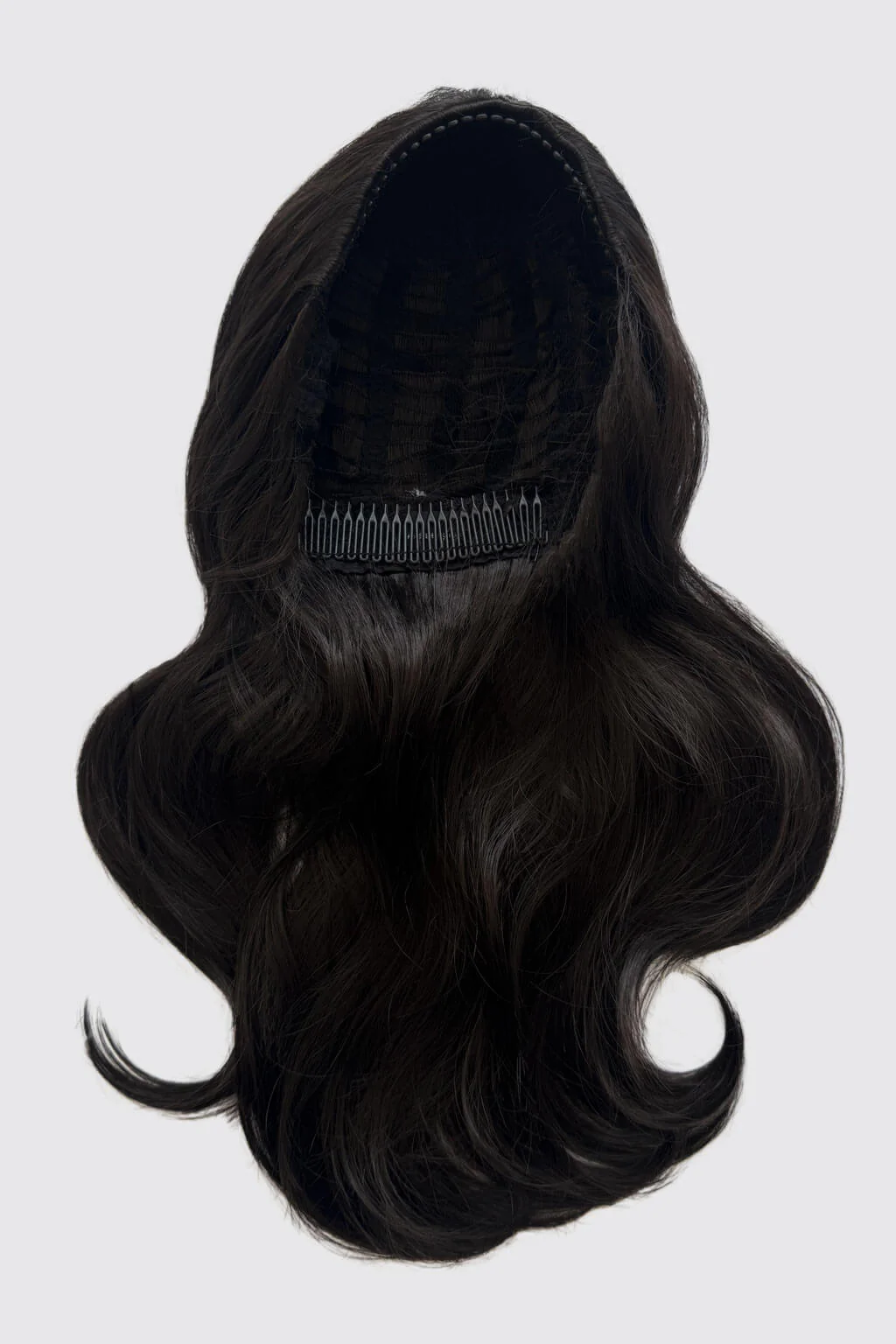 High crown long straight and layered half wig: Juliette - Image 17