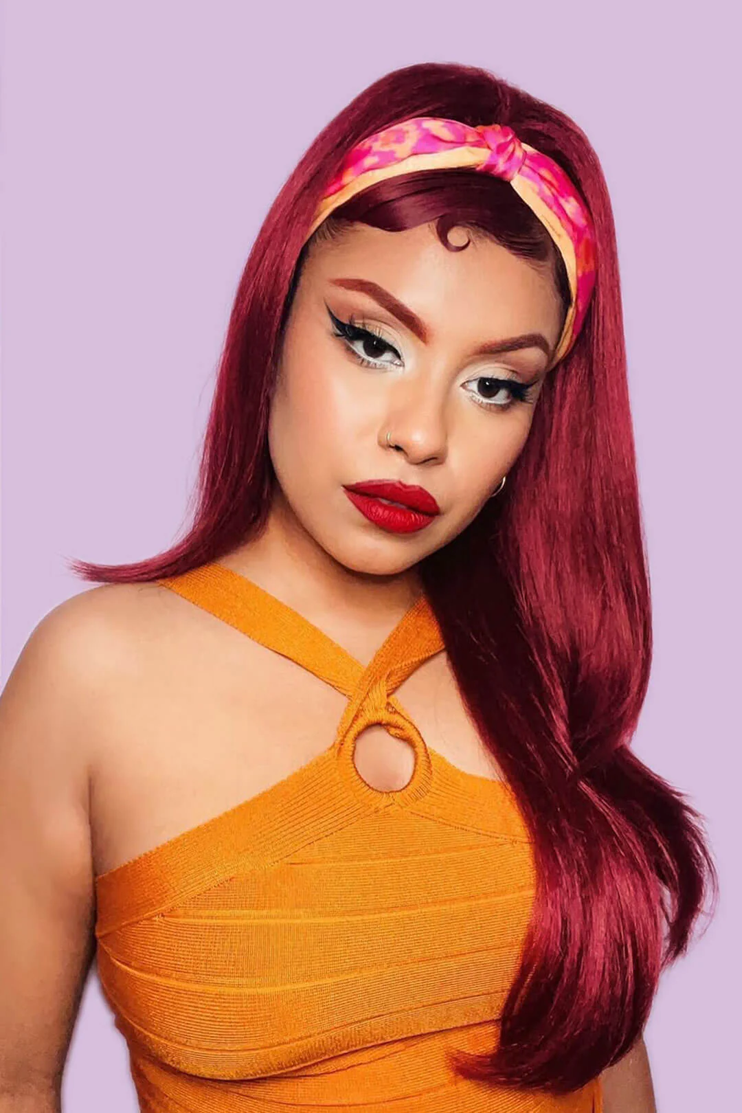 High crown long straight and layered half wig: Juliette - Image 25