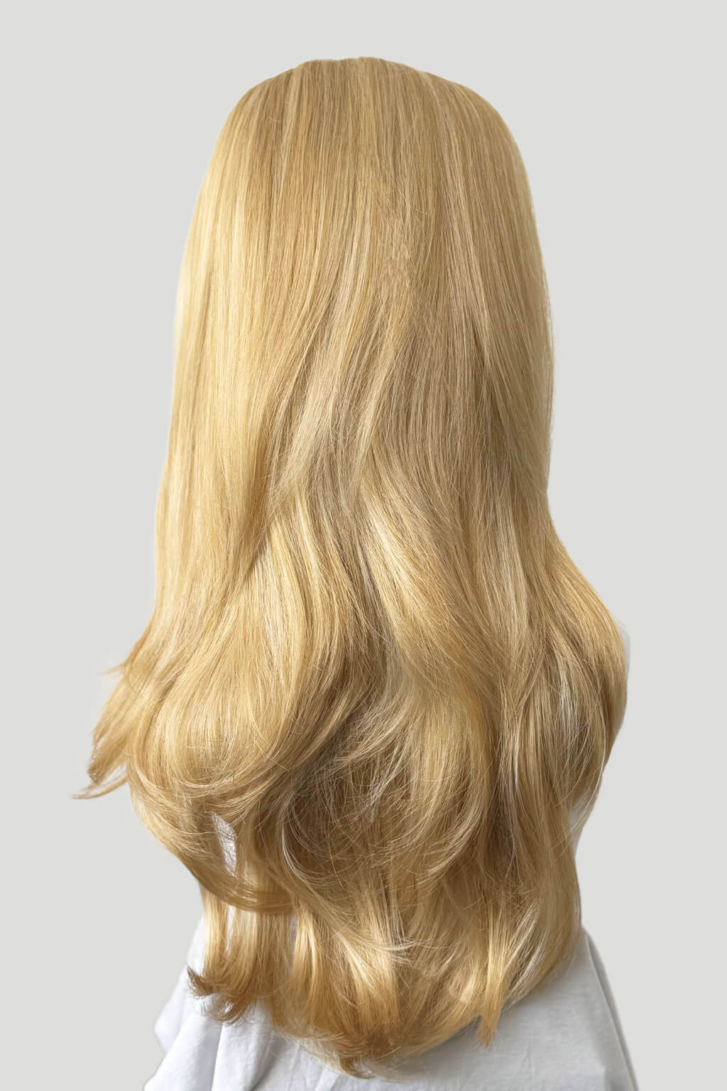 High crown long straight and layered half wig: Juliette - Image 35