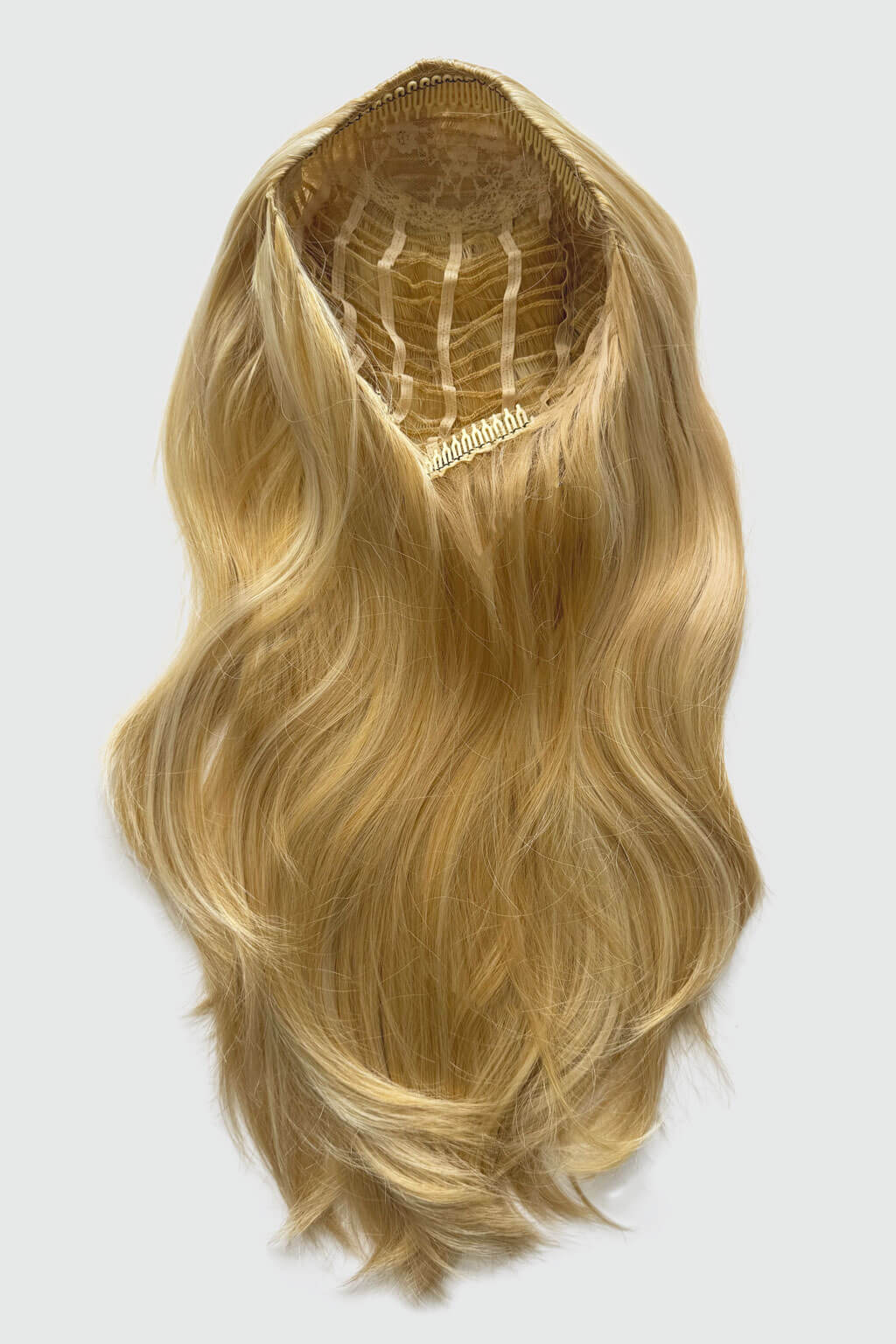 High crown long straight and layered half wig: Juliette - Image 36