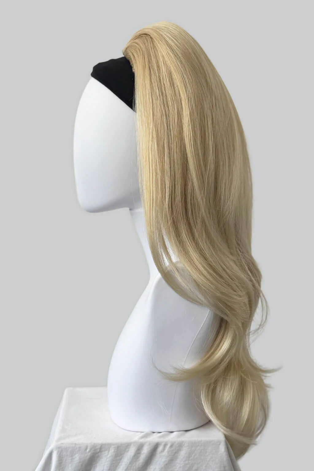 High crown long straight and layered half wig: Juliette - Image 39