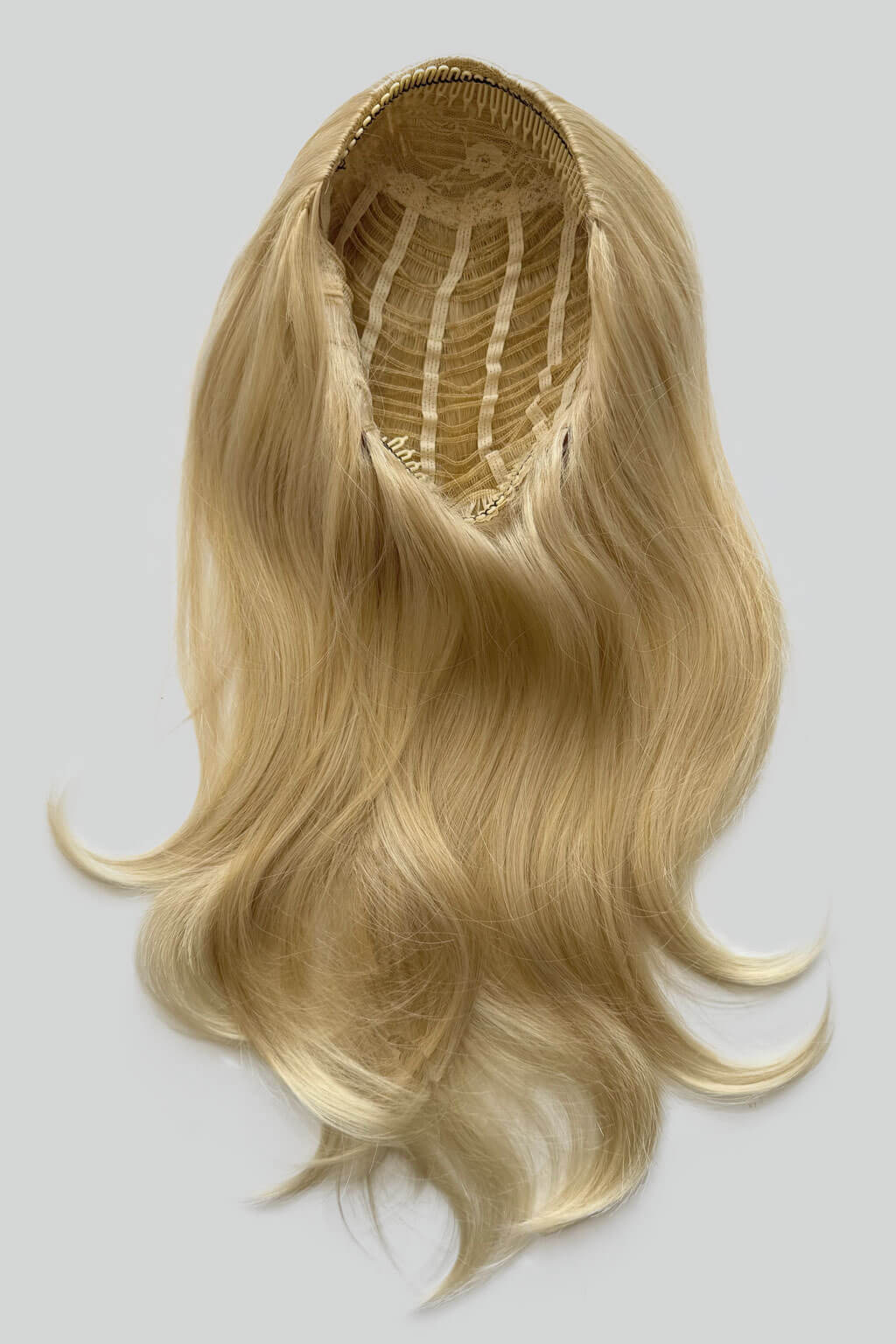 High crown long straight and layered half wig: Juliette - Image 41