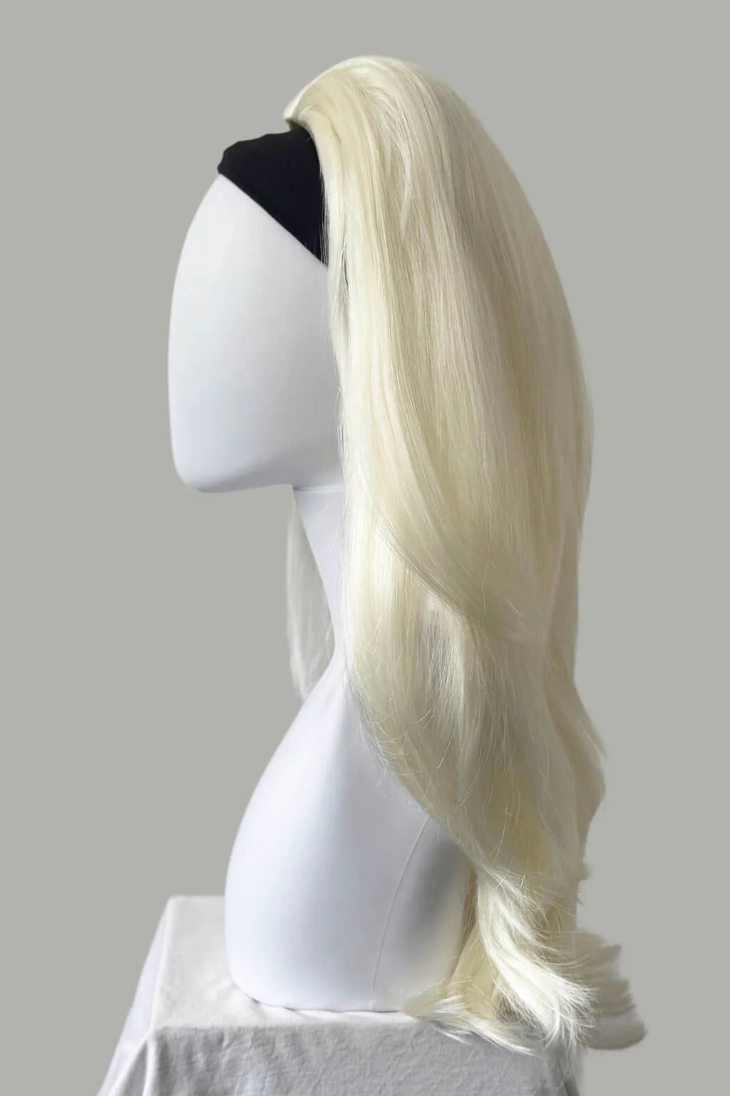 High crown long straight and layered half wig: Juliette - Image 52