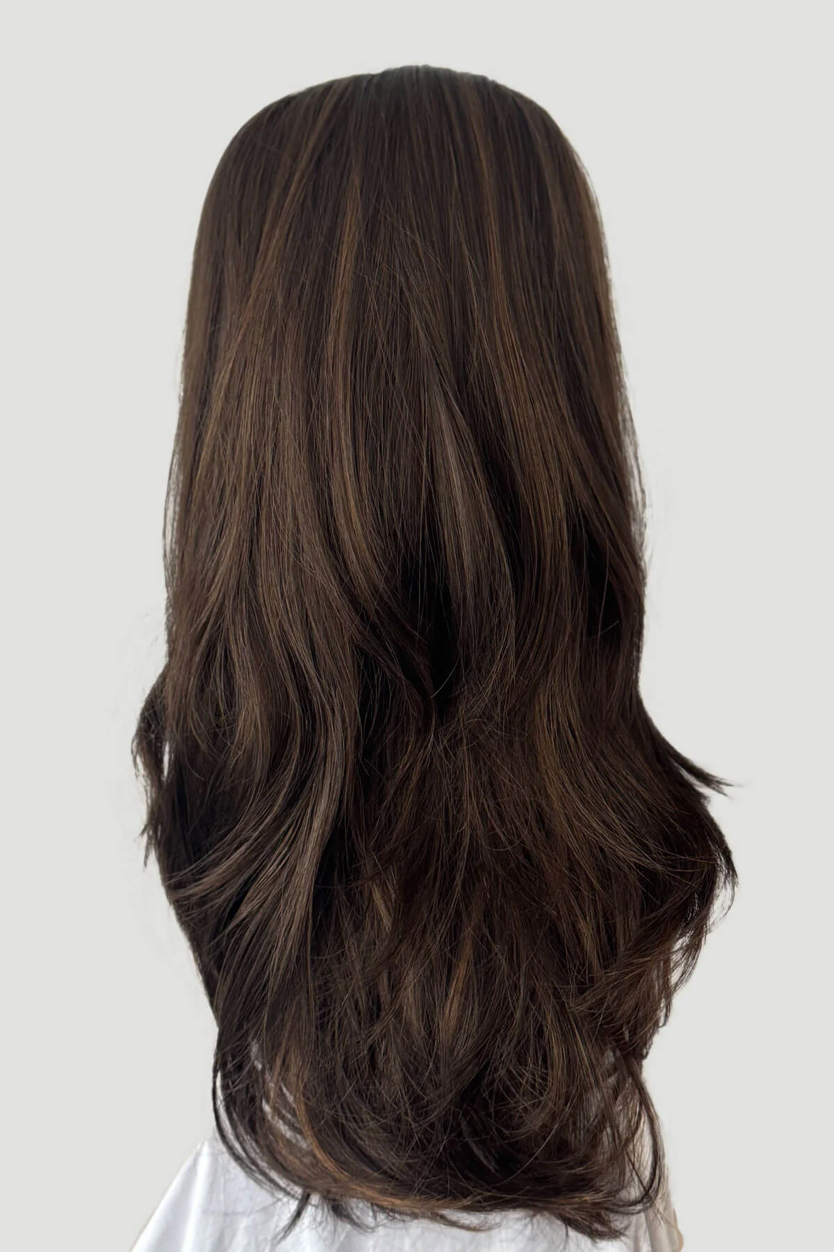 High crown long straight and layered half wig: Juliette - Image 57