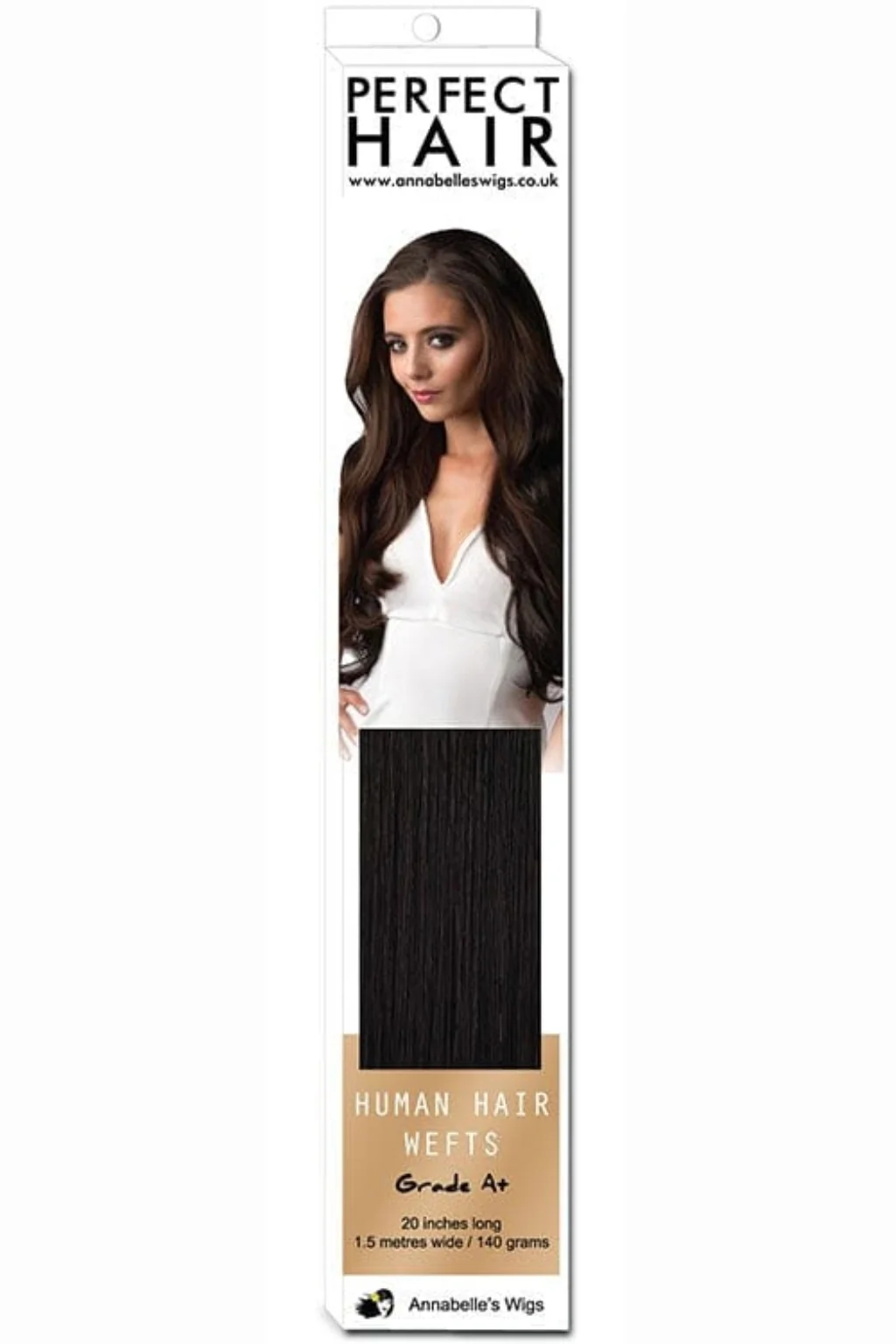 Human hair weft (weave) hair extensions, 20 inches/51 cm long - Image 4