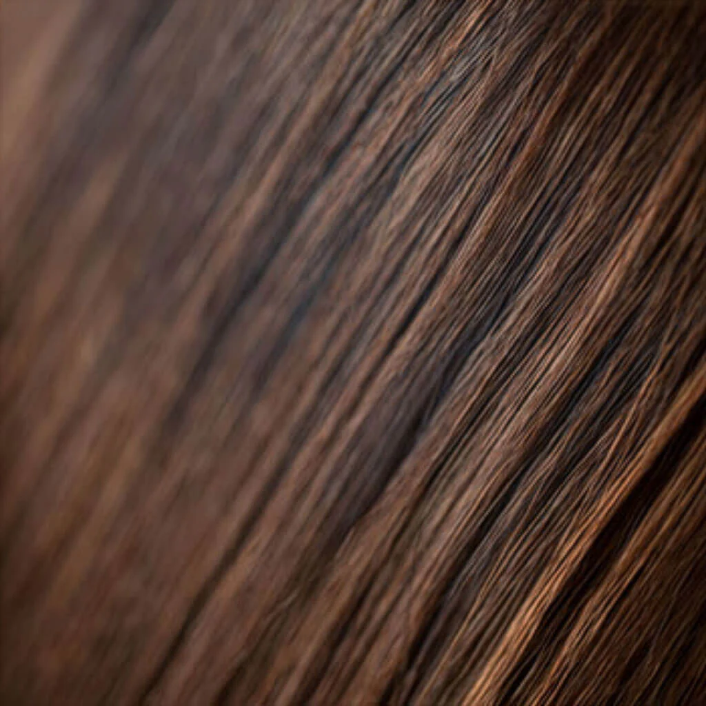 Long chocolate brown wig, razor cut face frame style: Catherine - Image 3