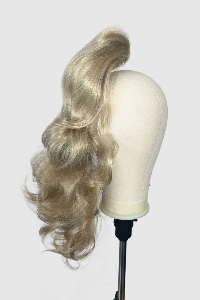 Long ponytail hairpiece, clip-in: Sapphire - Image 11