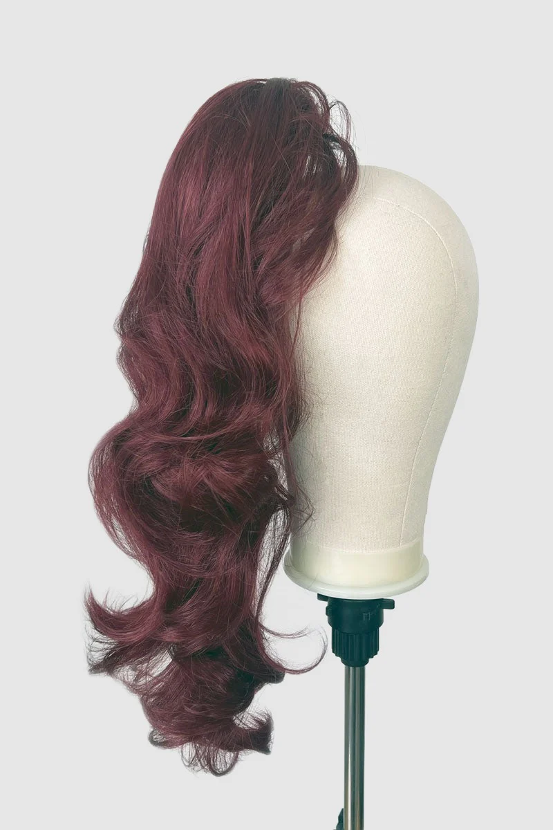 Long ponytail hairpiece, clip-in: Sapphire - Image 7
