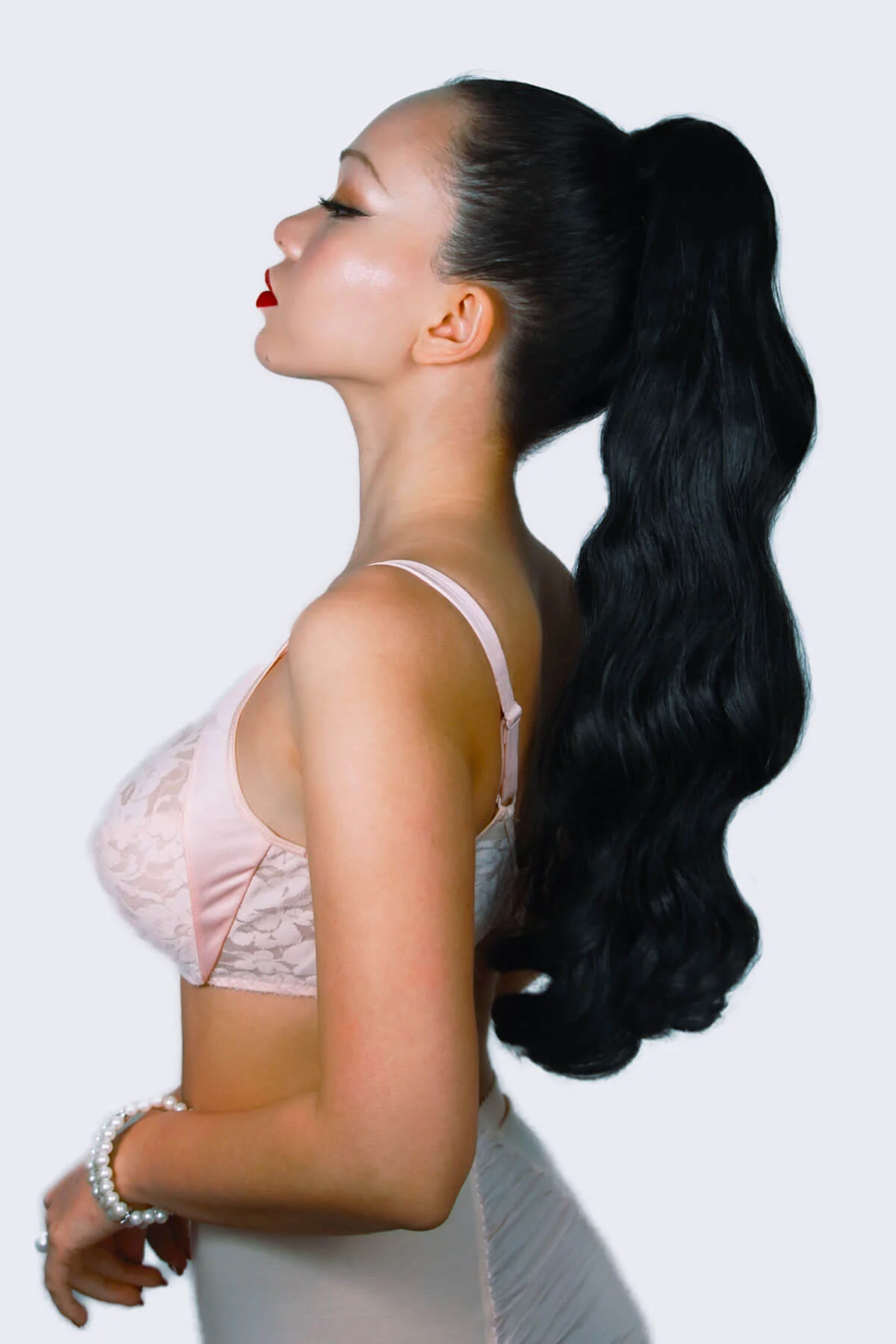 Long ponytail with vintage waves: Kitrysha - Image 4