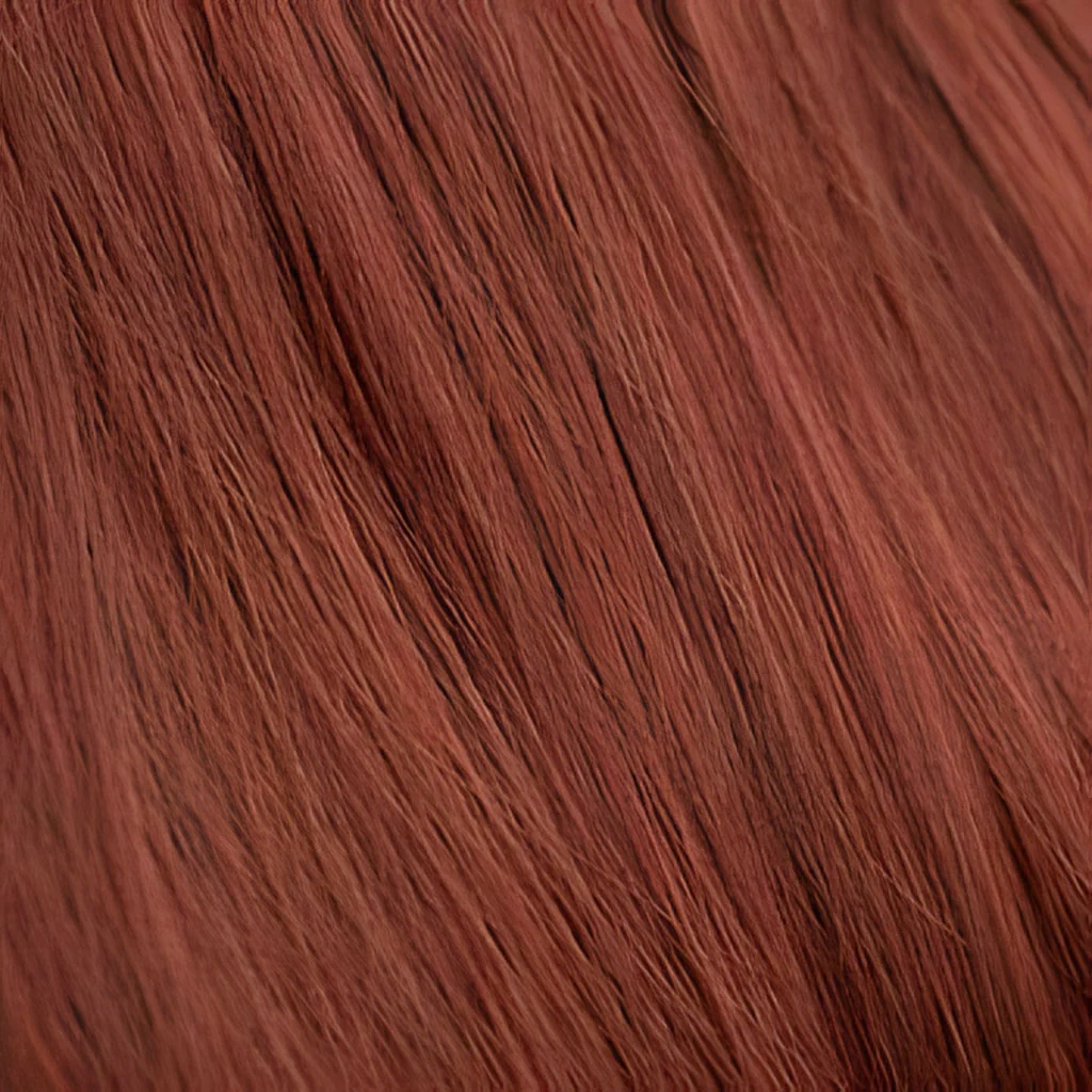 Short copper-red/ginger bob wig: Minnie - Image 4