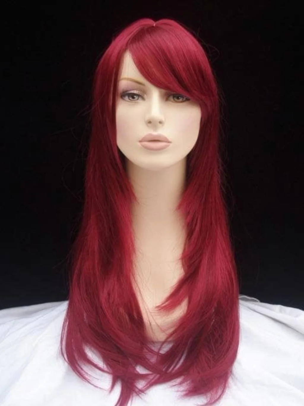 Long red wig, gently layered: Nina - Image 2