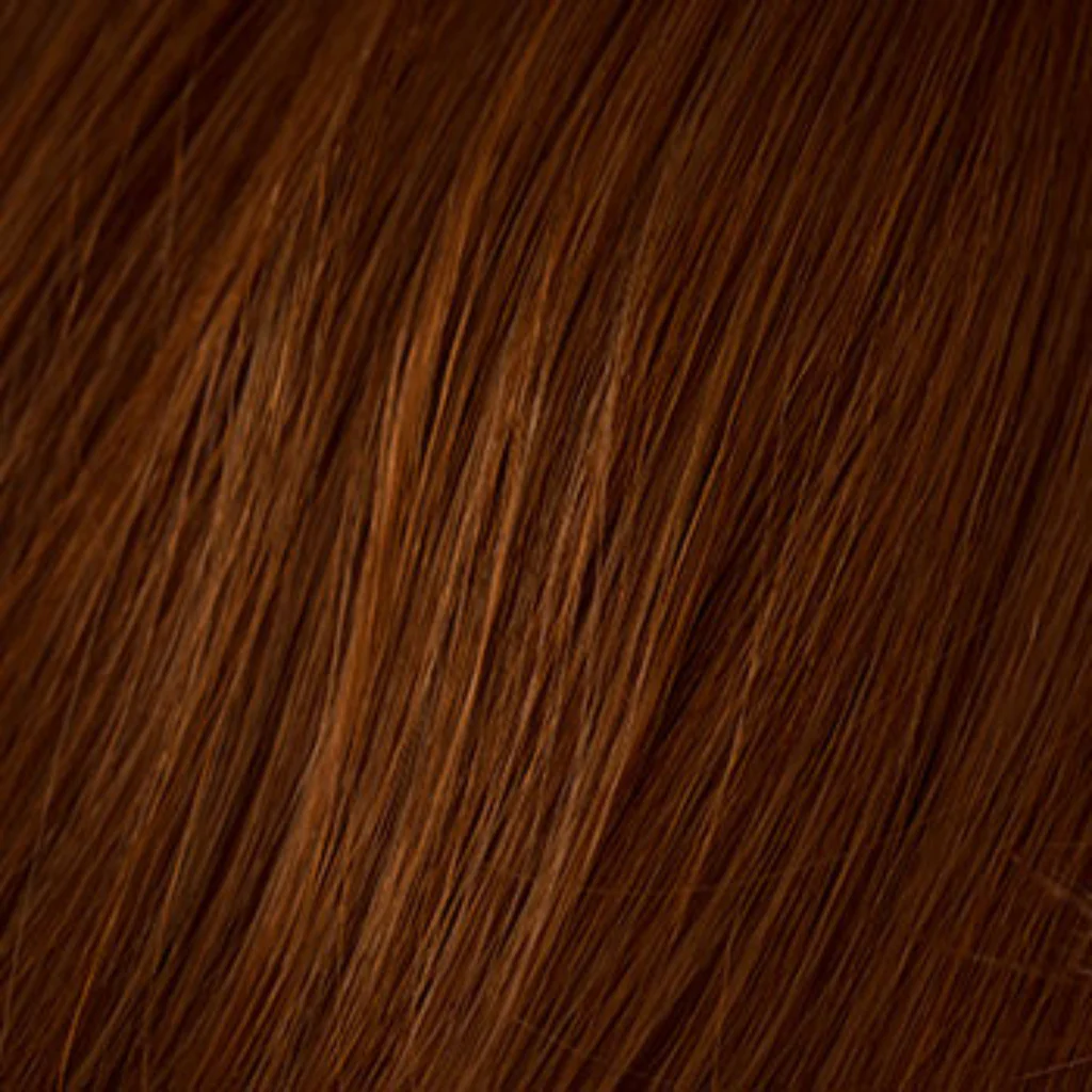 Faye - Poker Straight Sleek Extra Long Brown Half Wig - Image 25