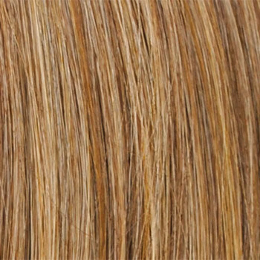 Blunt blonde bob wig with fringe: Gracie - Image 19