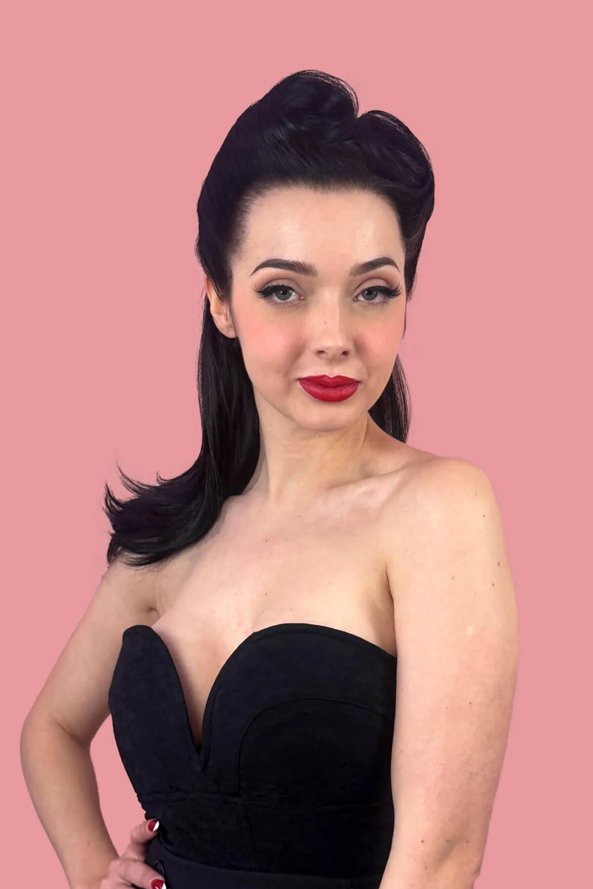 Long ponytail hairpiece, straight with flick: Clarisa - Image 3