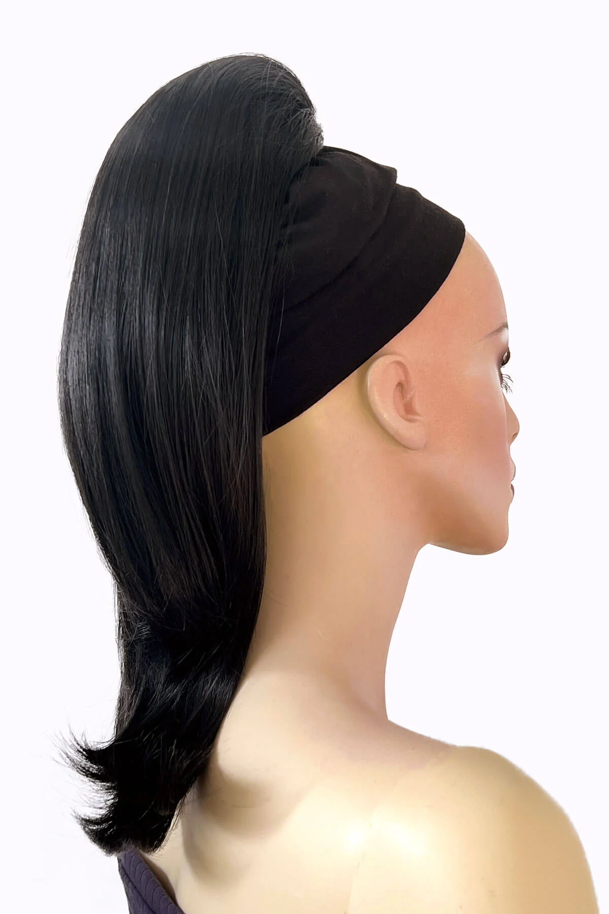 Long ponytail hairpiece, straight with flick: Clarisa - Image 5