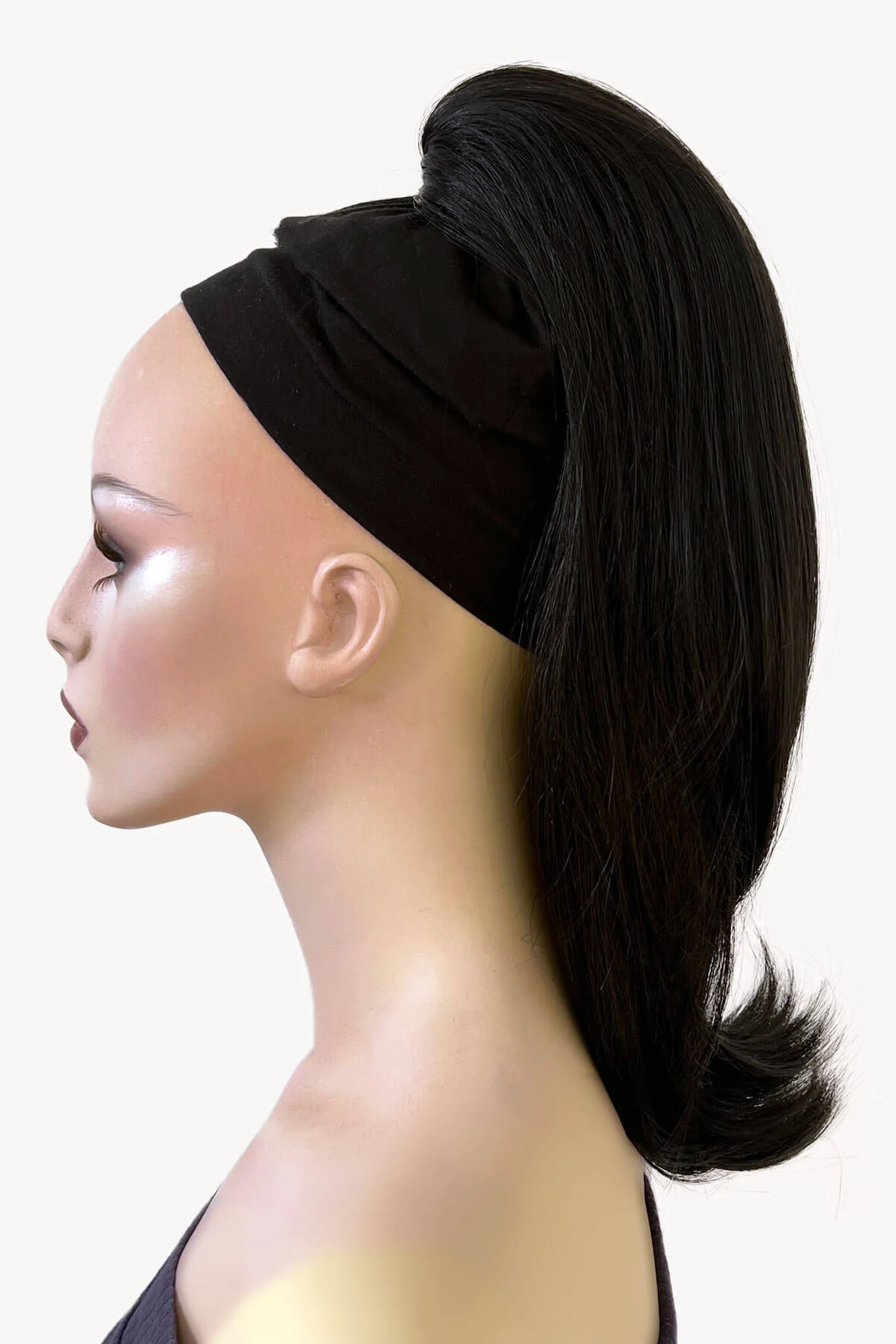 Long ponytail hairpiece, straight with flick: Clarisa - Image 7