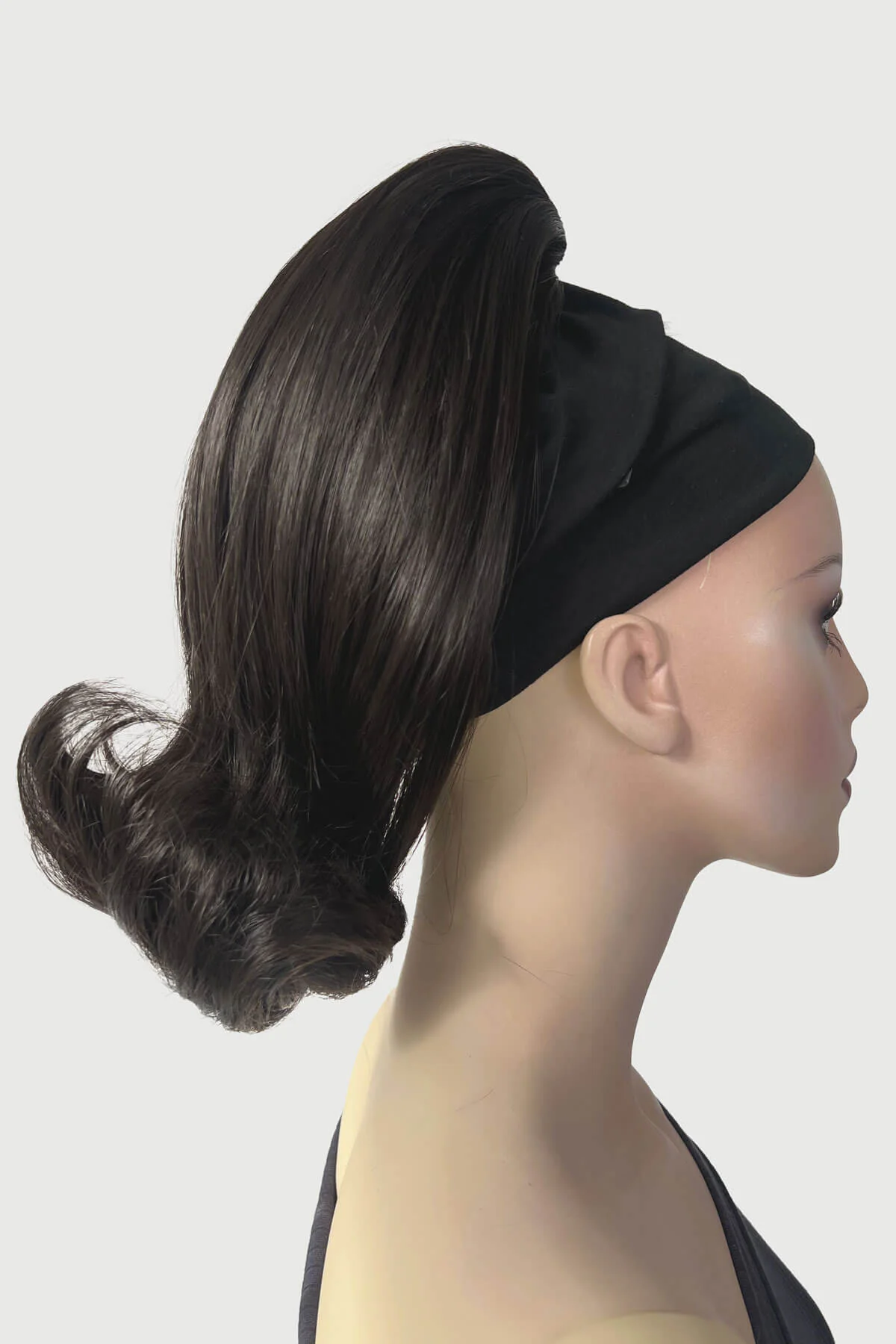 Ponytail hairpiece, shoulder length with flick/flip, retro 1960s style: Ariana - Image 44
