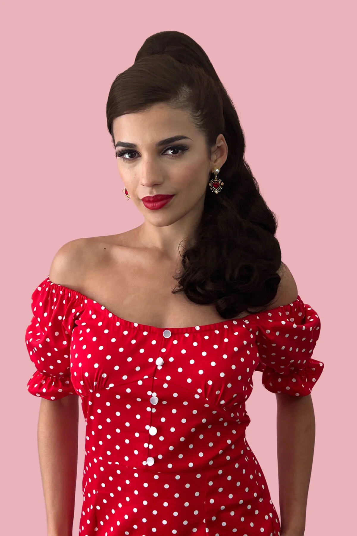 Retro style ponytail hairpiece, long with vintage waves: Arabella - Image 18