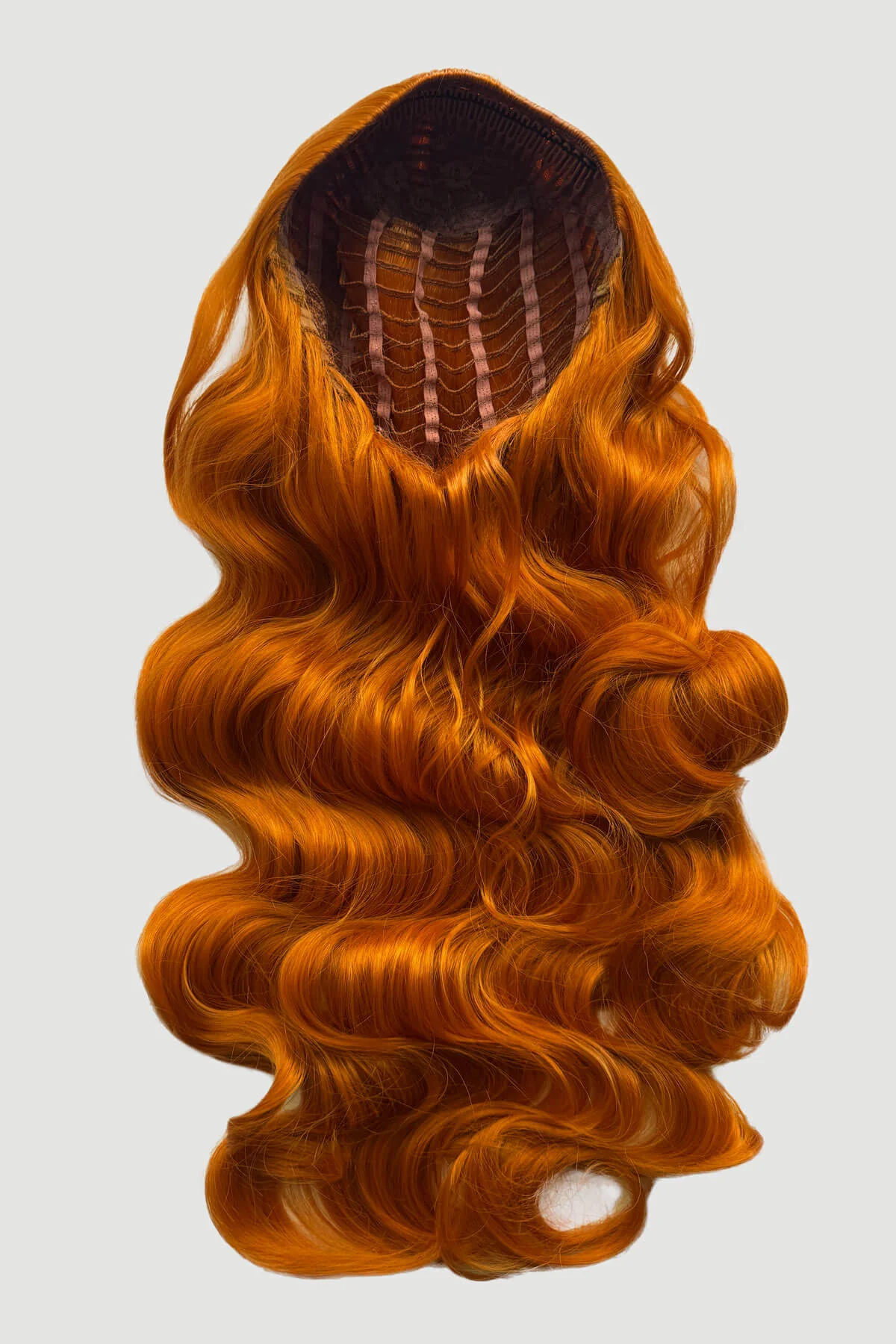 Ultra long half wig with hollywood waves: Mousumi - Image 25