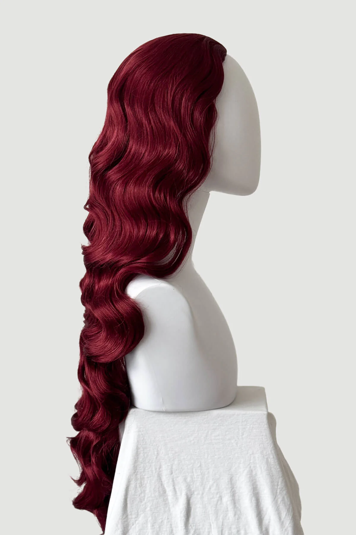 Ultra long half wig with hollywood waves: Mousumi - Image 30