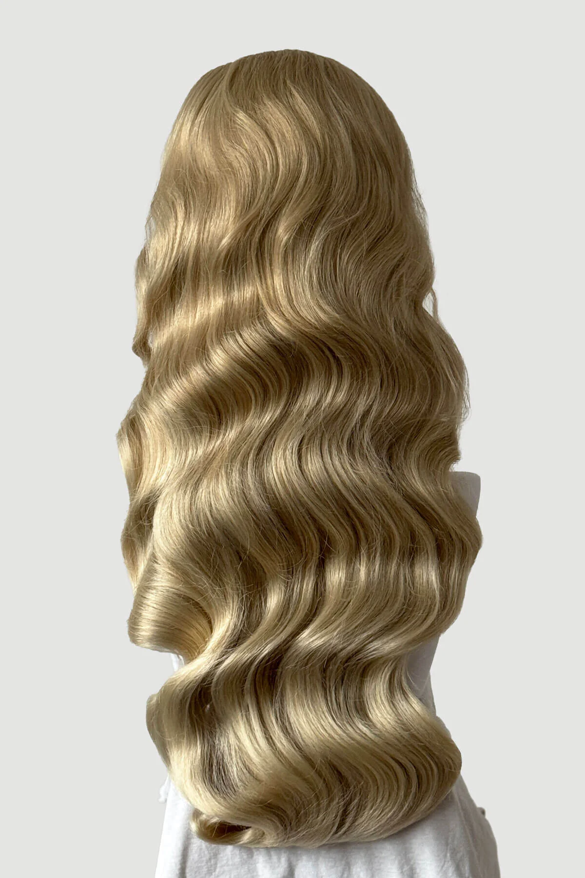 Ultra long half wig with hollywood waves: Mousumi - Image 36