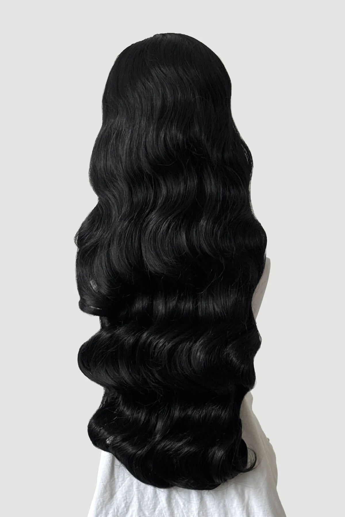 Ultra long half wig with hollywood waves: Mousumi - Image 6